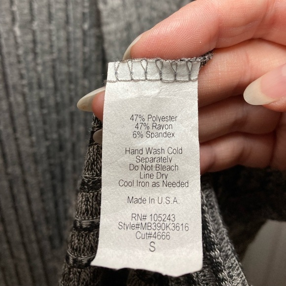 Bobeau gray knit open cardigan - size S - Picture 5 of 5